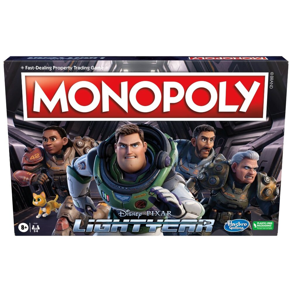 Monopoly Disney and Pixar's Lightyear Edition Board Game for Kids & Family